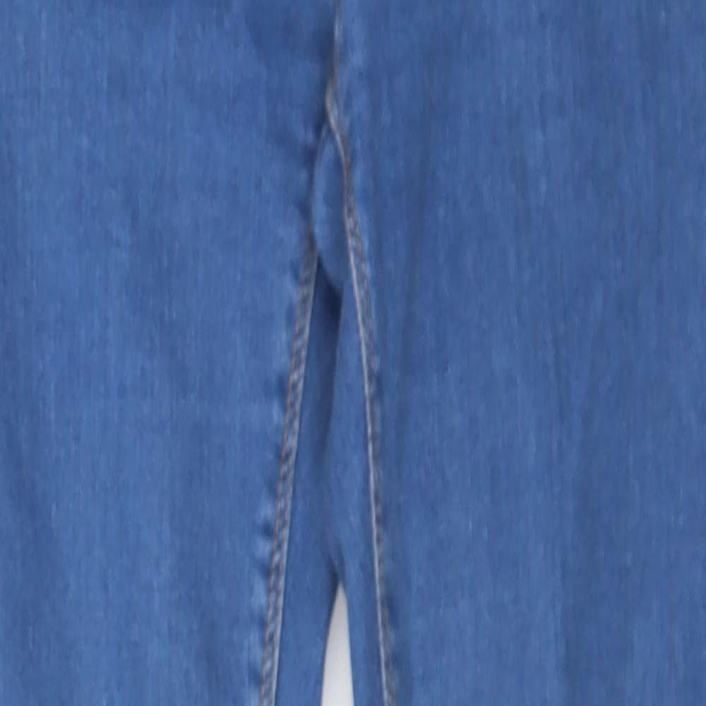Topshop Womens Blue  Denim Skinny Jeans Size 25 in L30 in