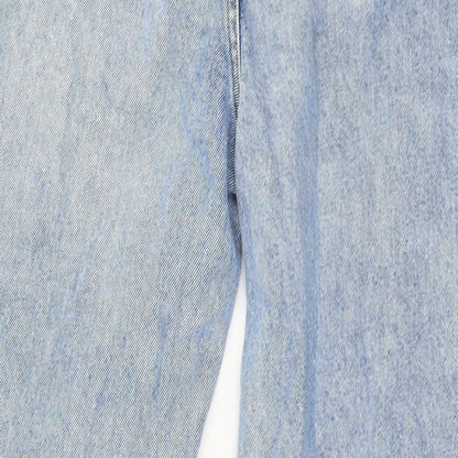 Denim & Co. Womens Blue  Denim Mom Jeans Size 4 L28 in