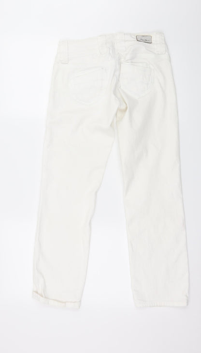 Pepe Jeans Womens White  Denim Straight Jeans Size 26 in L26 in