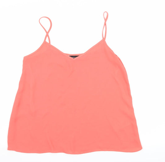 Womens UK Size 10 NEXT Orange Camisole Tank