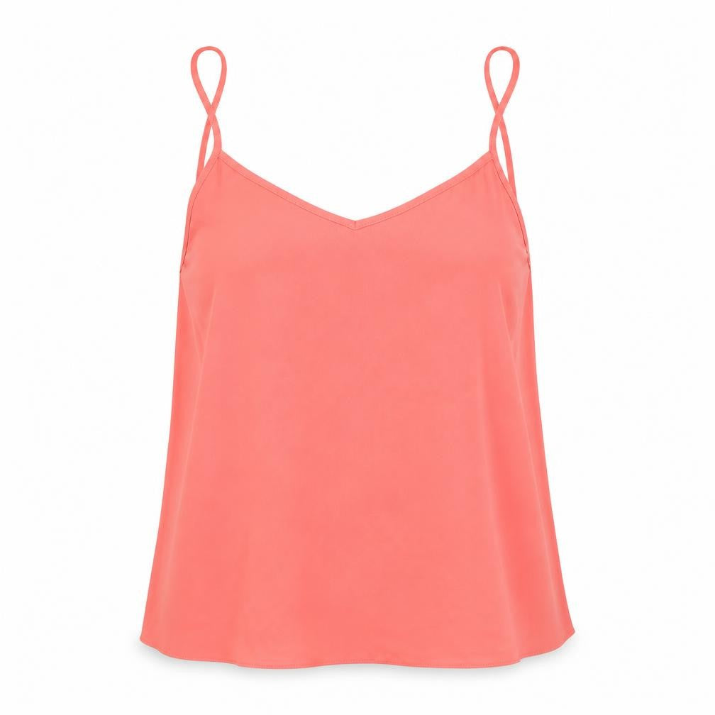 Womens UK Size 10 NEXT Orange Camisole Tank