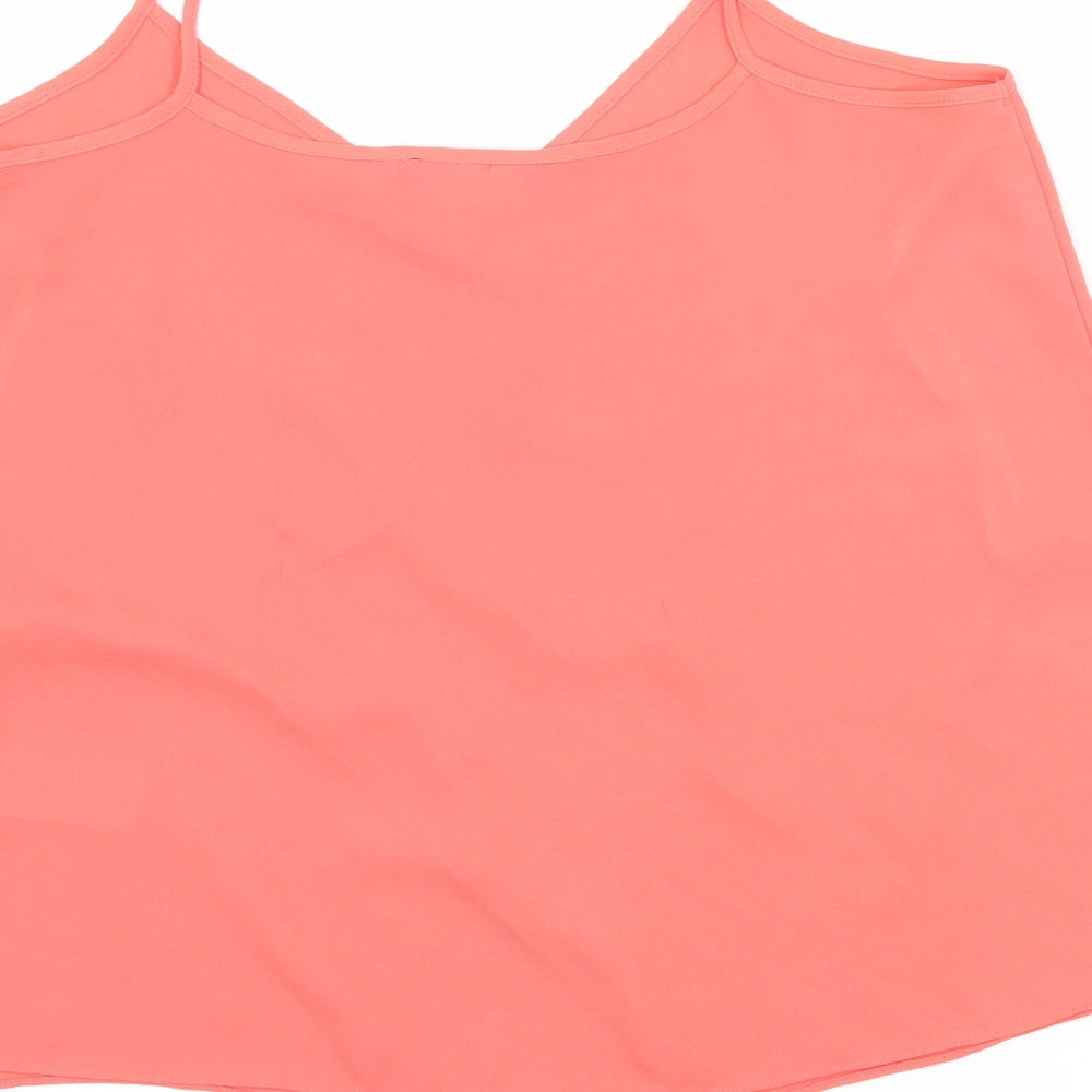 Womens UK Size 10 NEXT Orange Camisole Tank