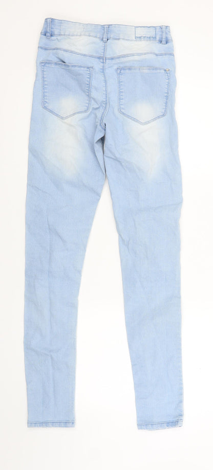 Twentyfiveseven Womens Blue  Denim Skinny Jeans Size 6 L27 in