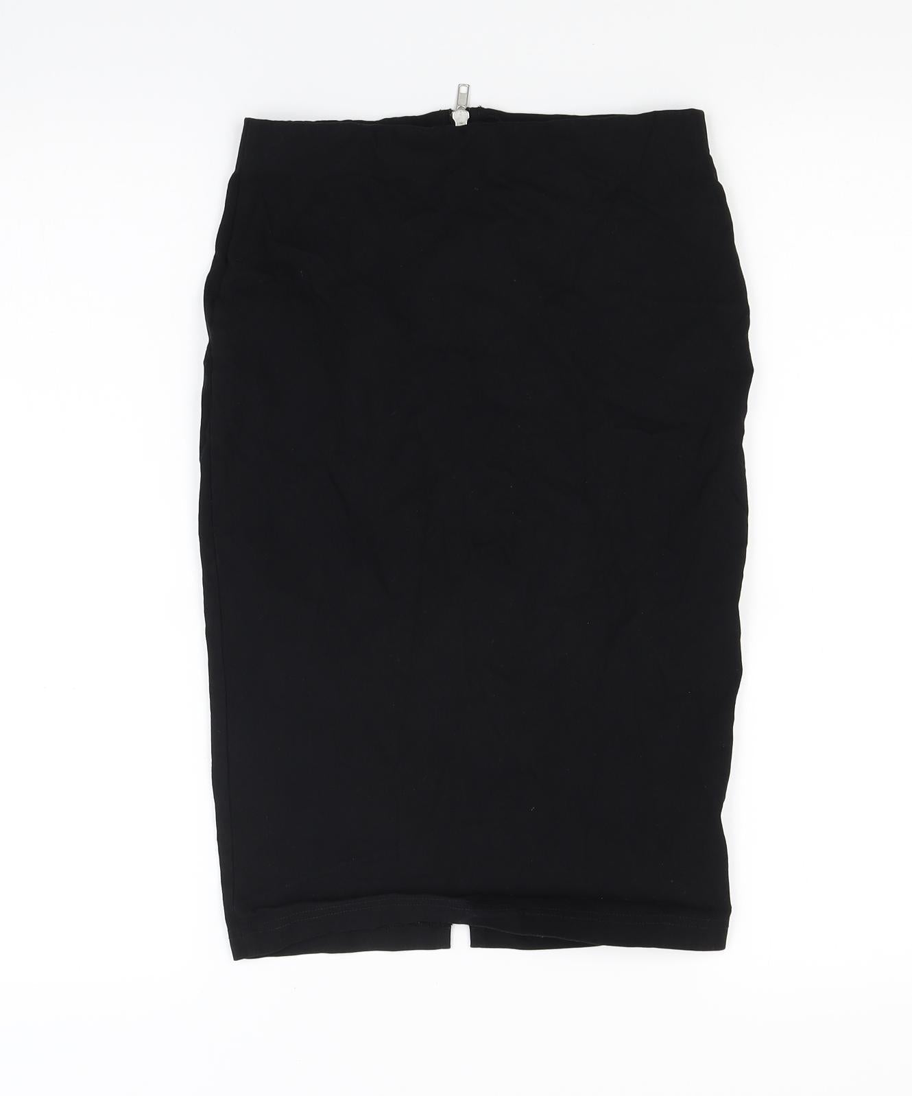 Atmosphere Womens Black  Denim Bandage Skirt Size 6