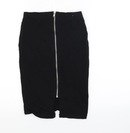 Atmosphere Womens Black  Denim Bandage Skirt Size 6