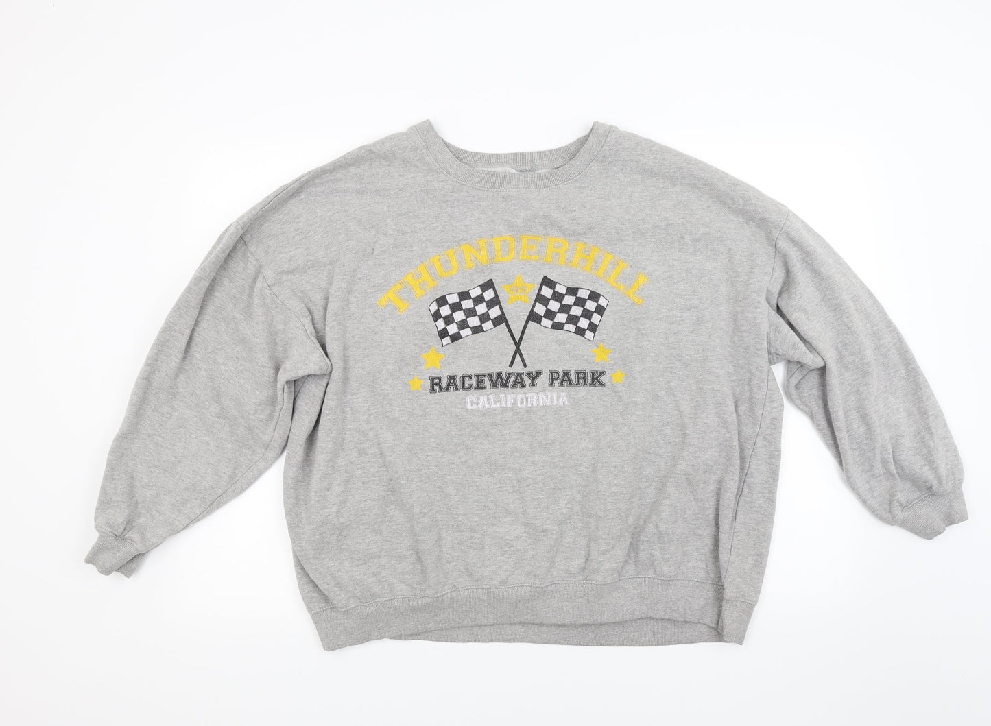 Daisey Womens Grey  Jersey Pullover Sweatshirt Size 14  - California
