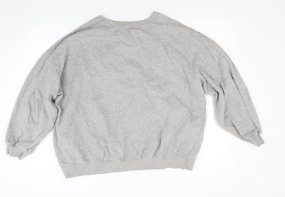 Daisey Womens Grey  Jersey Pullover Sweatshirt Size 14  - California