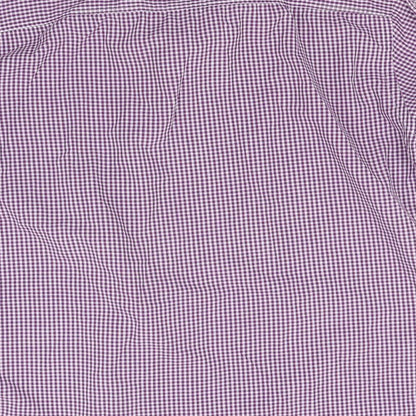 Atlntic bay Mens Purple Check   Button-Up Size L