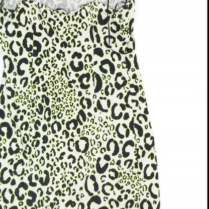 Primark Womens Yellow Animal Print  Tunic Tank Size 12