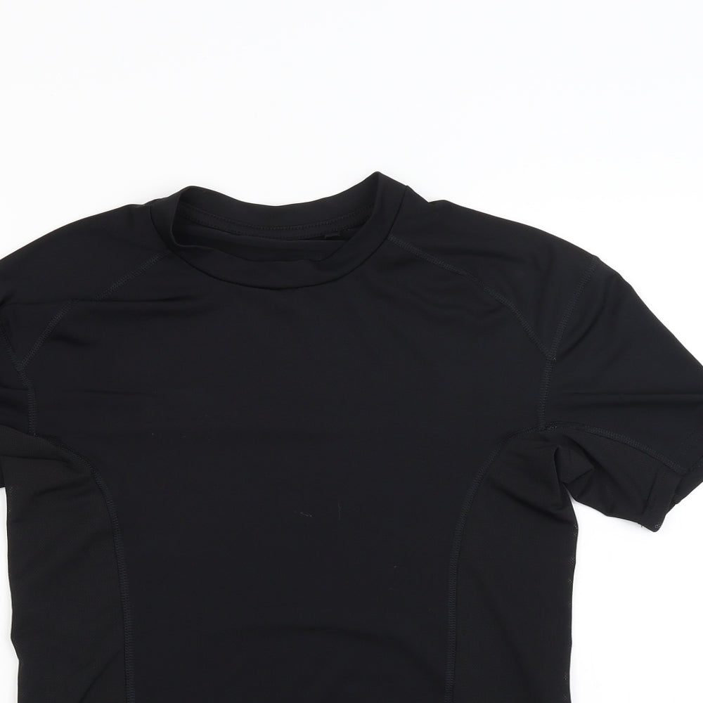Optivent Womens Black   Basic T-Shirt Size M
