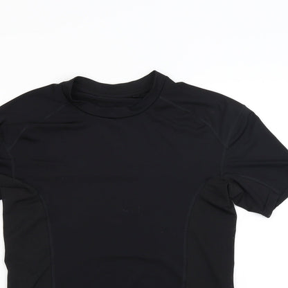 Optivent Womens Black   Basic T-Shirt Size M
