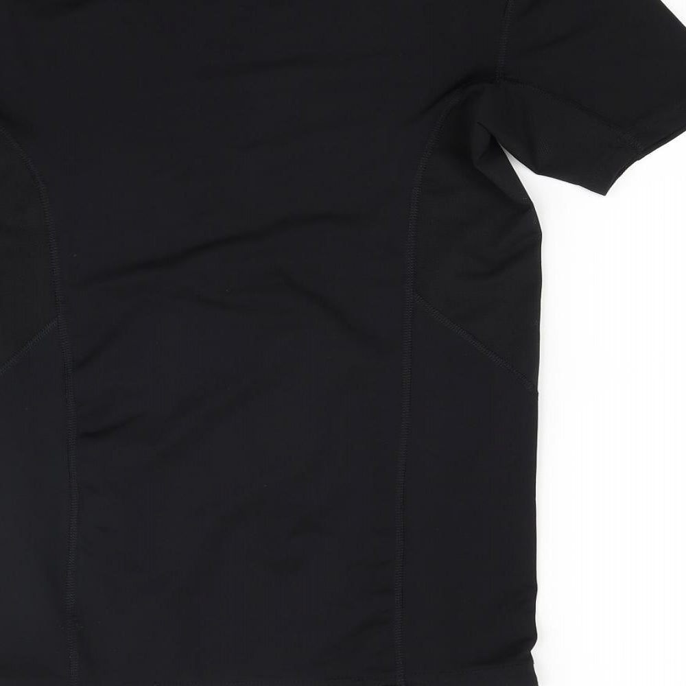 Optivent Womens Black   Basic T-Shirt Size M
