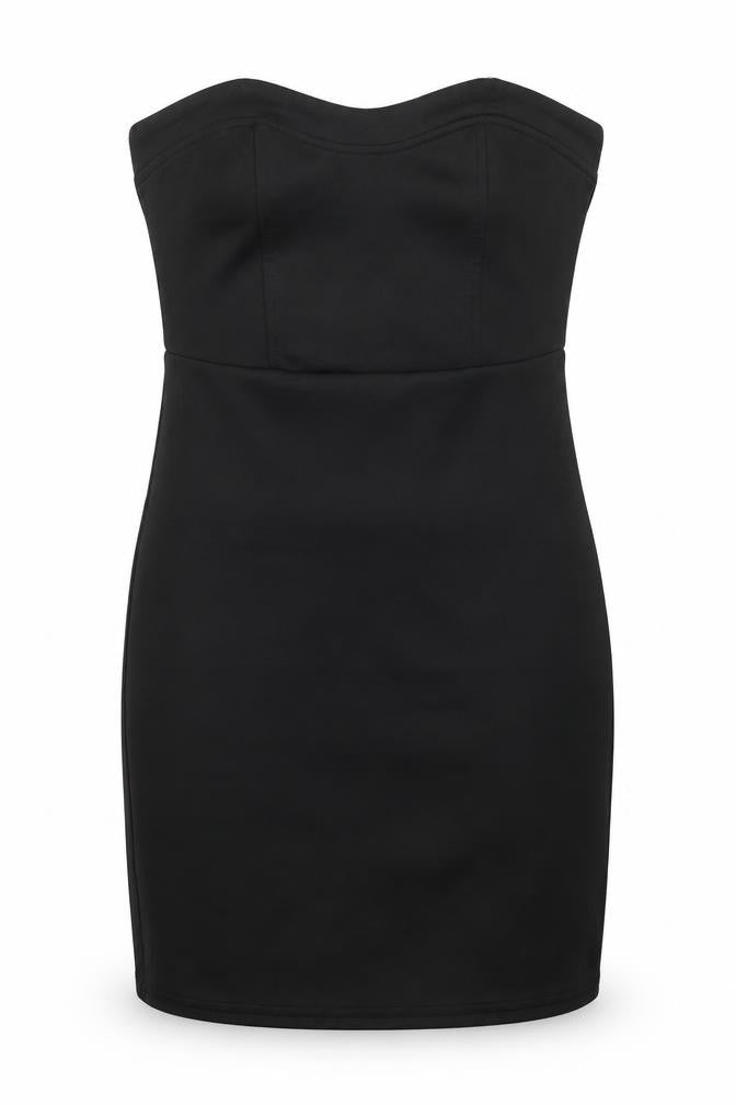 Womens UK Size 10 New Look Black Tunic T-Shirt
