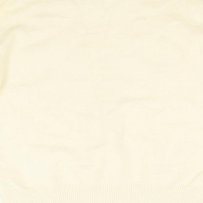Studio Womens Yellow  Knit Pullover Jumper Size 12