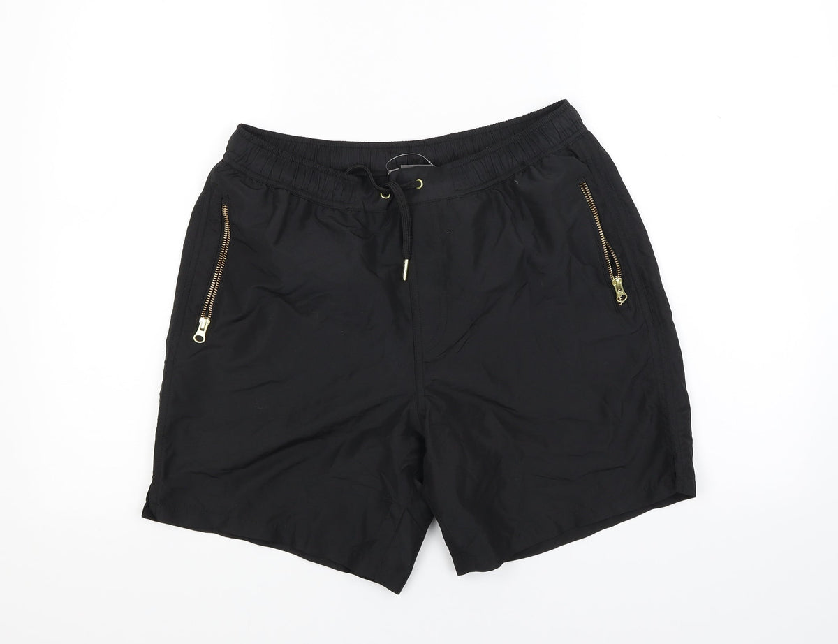 ASOS Boys Black  Canvas Utility Shorts Size M