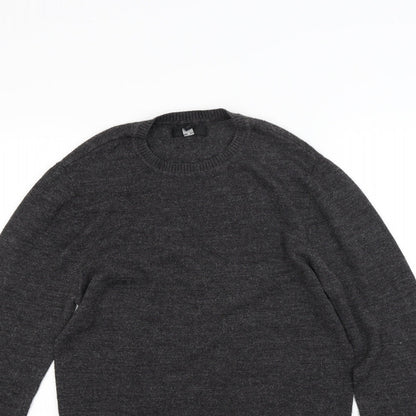 Oasis Womens Grey  Knit Pullover Jumper Size M