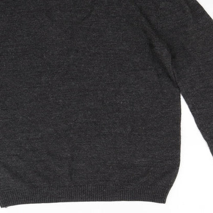 Oasis Womens Grey  Knit Pullover Jumper Size M
