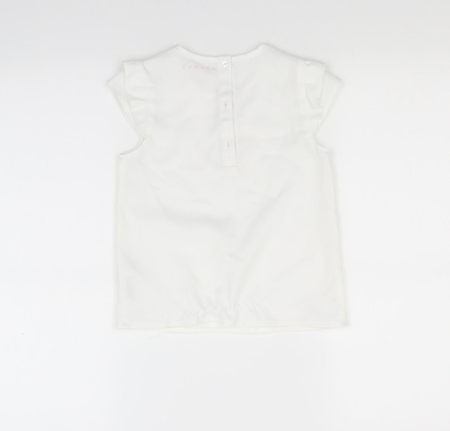Nutmeg Girls White   Basic Blouse Size 7-8 Years