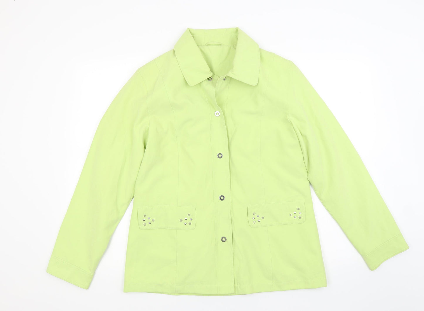 Womens UK Size 12 Preworn Green Jacket