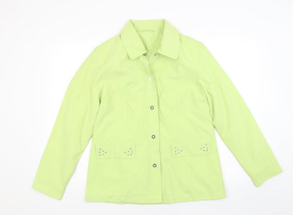 Womens UK Size 12 Preworn Green Jacket