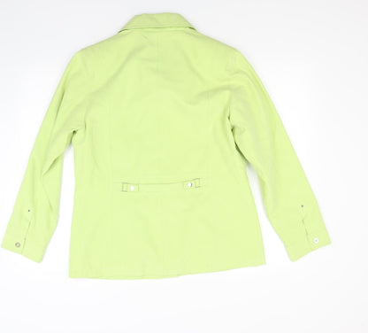 Womens UK Size 12 Preworn Green Jacket