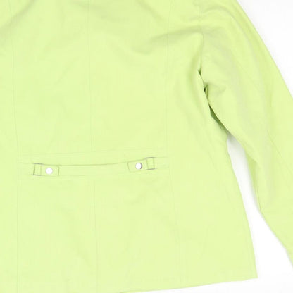 Womens UK Size 12 Preworn Green Jacket