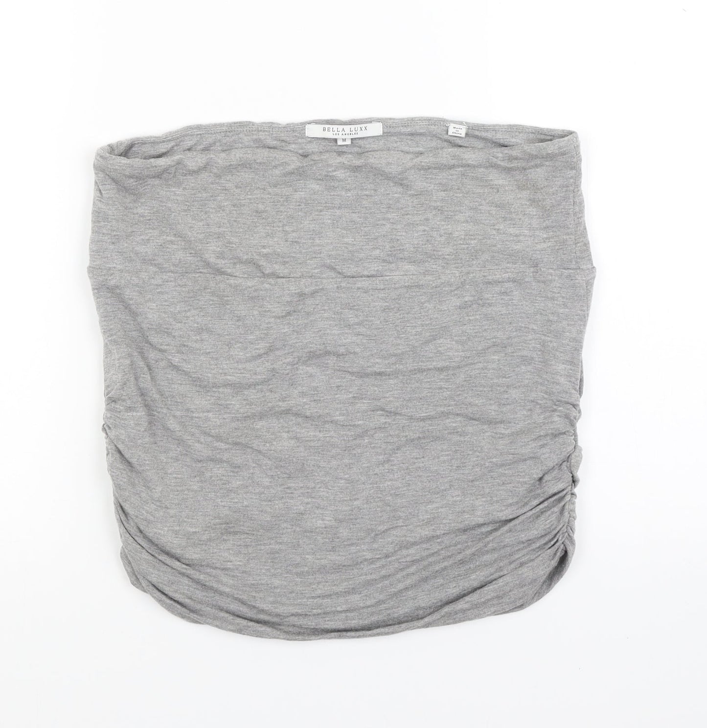Bella Luxx Womens Green  Rayon Wrap T-Shirt Size M