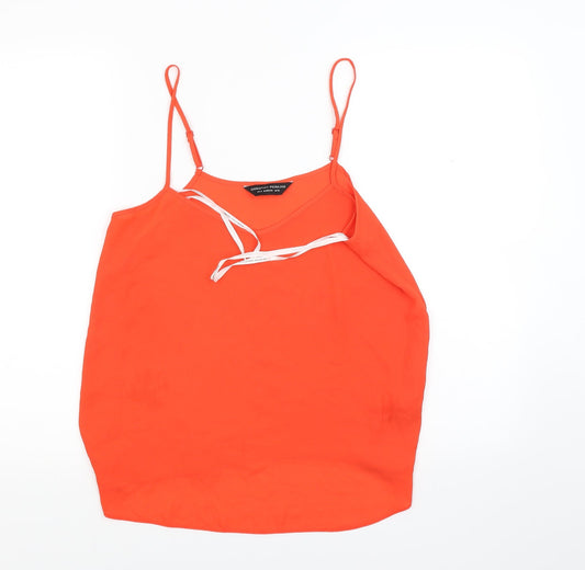Womens UK Size 10 Dorothy Perkins Red Camisole Blouse