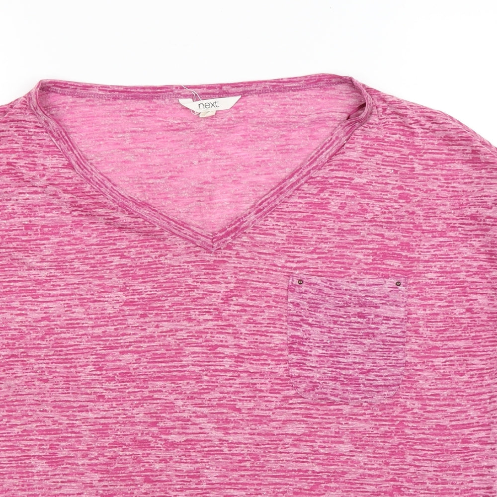 NEXT Womens Purple   Basic T-Shirt Size 10