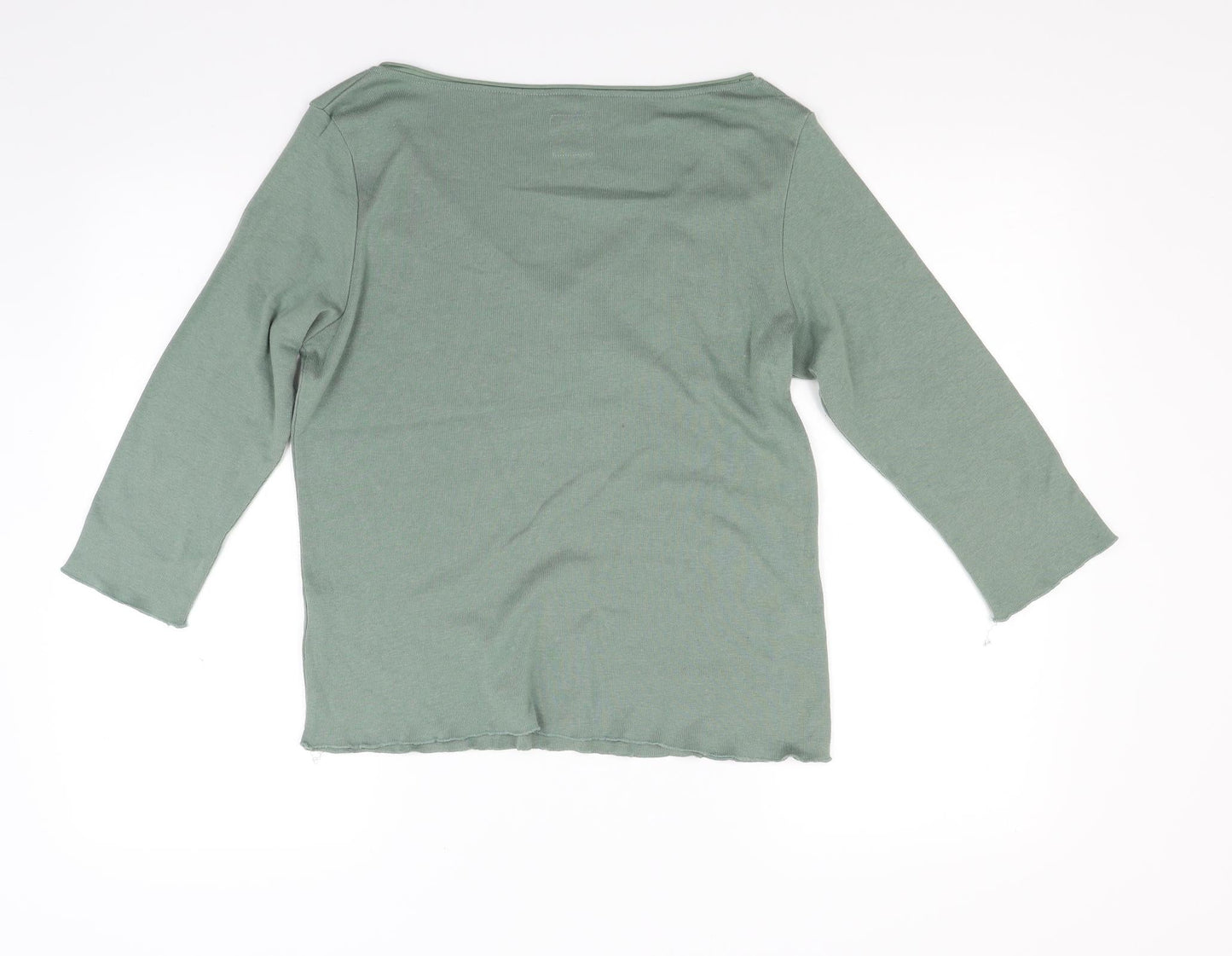 Viz a Viz Womens Green  Knit Pullover Jumper Size M
