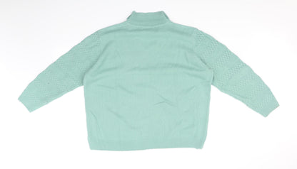 Isle of Cotton Womens Green   Pullover Jumper Size XL