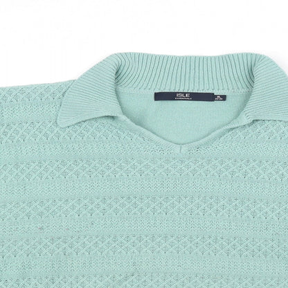 Isle of Cotton Womens Green   Pullover Jumper Size XL