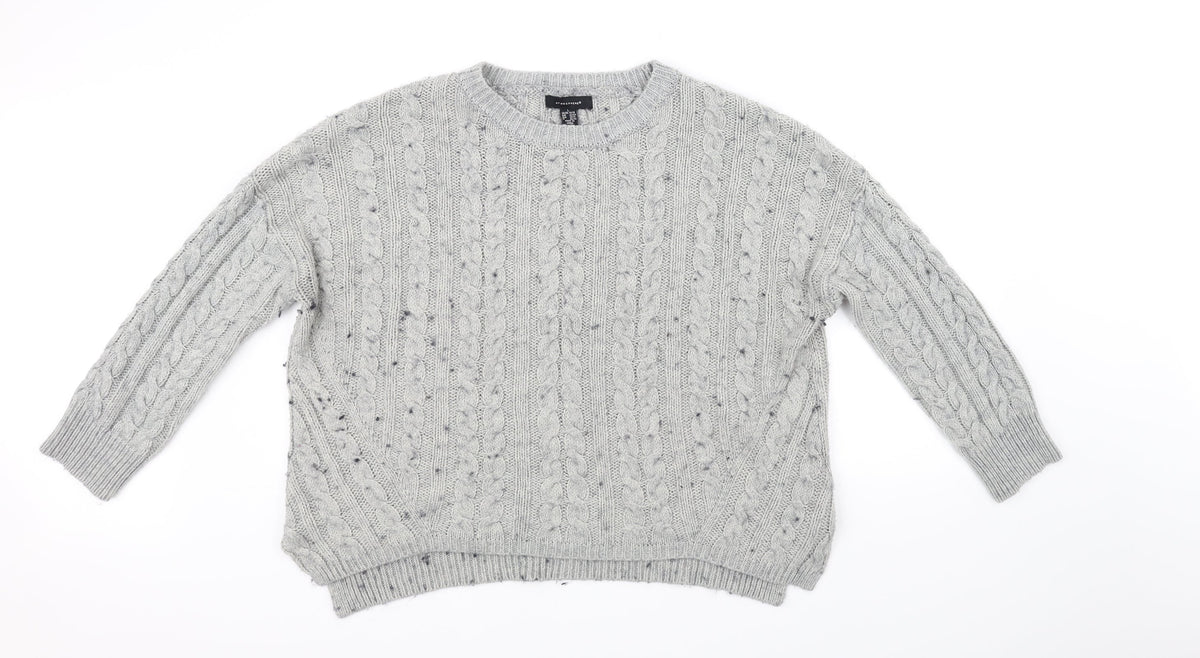 Atmosphere Womens Grey   Pullover Jumper Size L