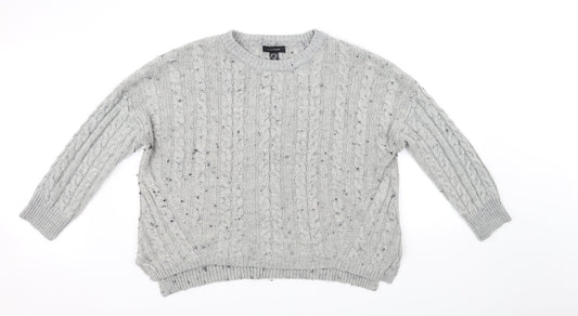 Atmosphere Womens Grey   Pullover Jumper Size L