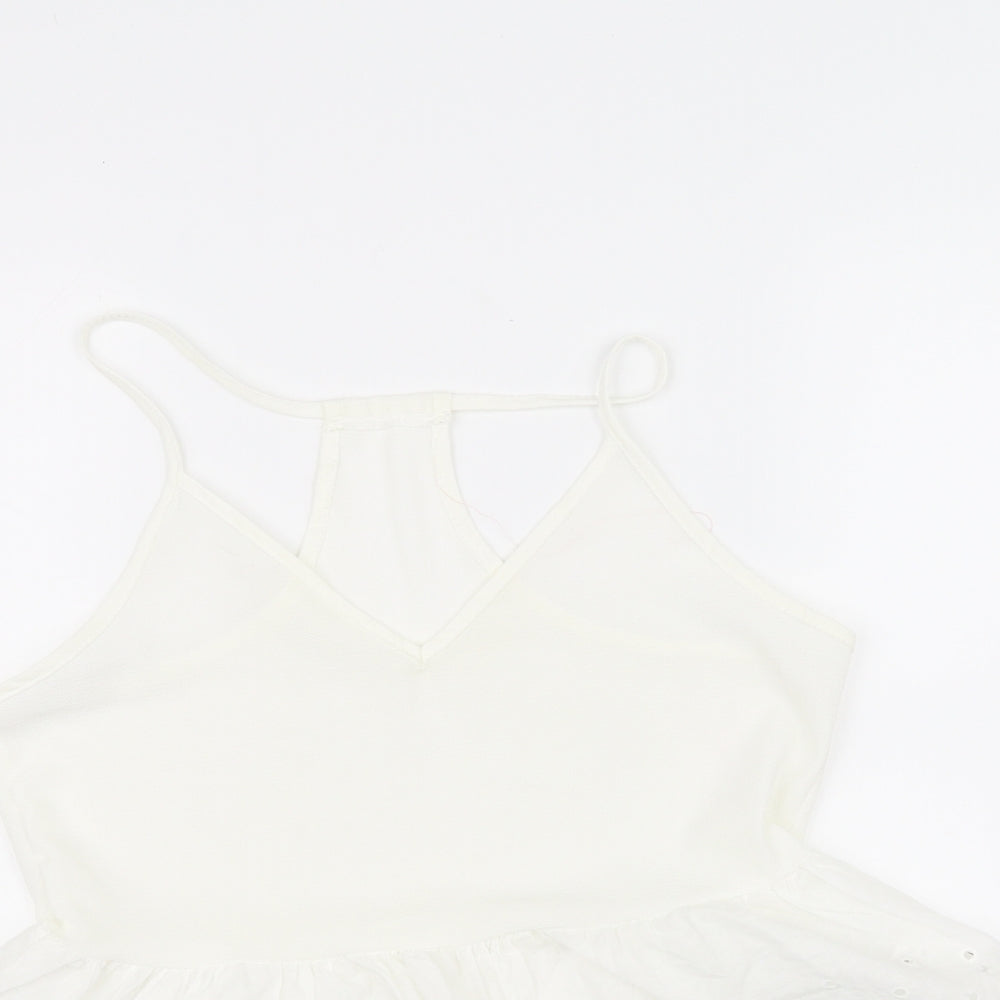 SheIn Womens White   Basic Blouse Size S