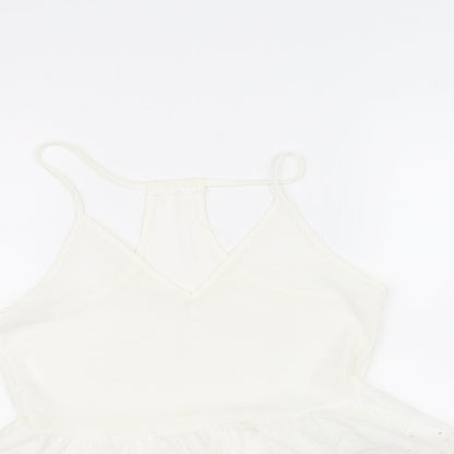 SheIn Womens White   Basic Blouse Size S