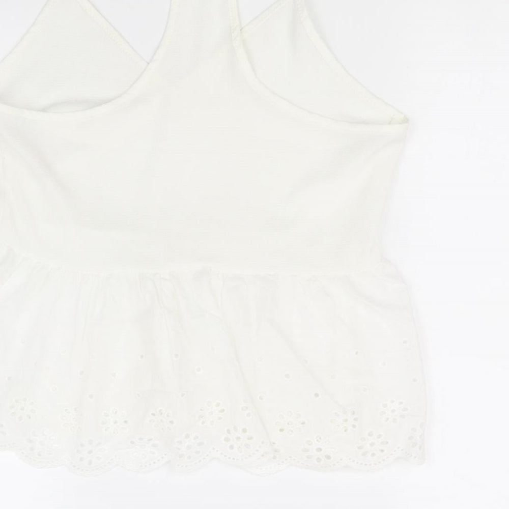 SheIn Womens White   Basic Blouse Size S