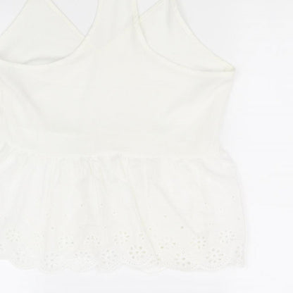 SheIn Womens White   Basic Blouse Size S