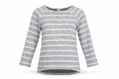 Womens UK Size S Oasis Grey Basic T-Shirt