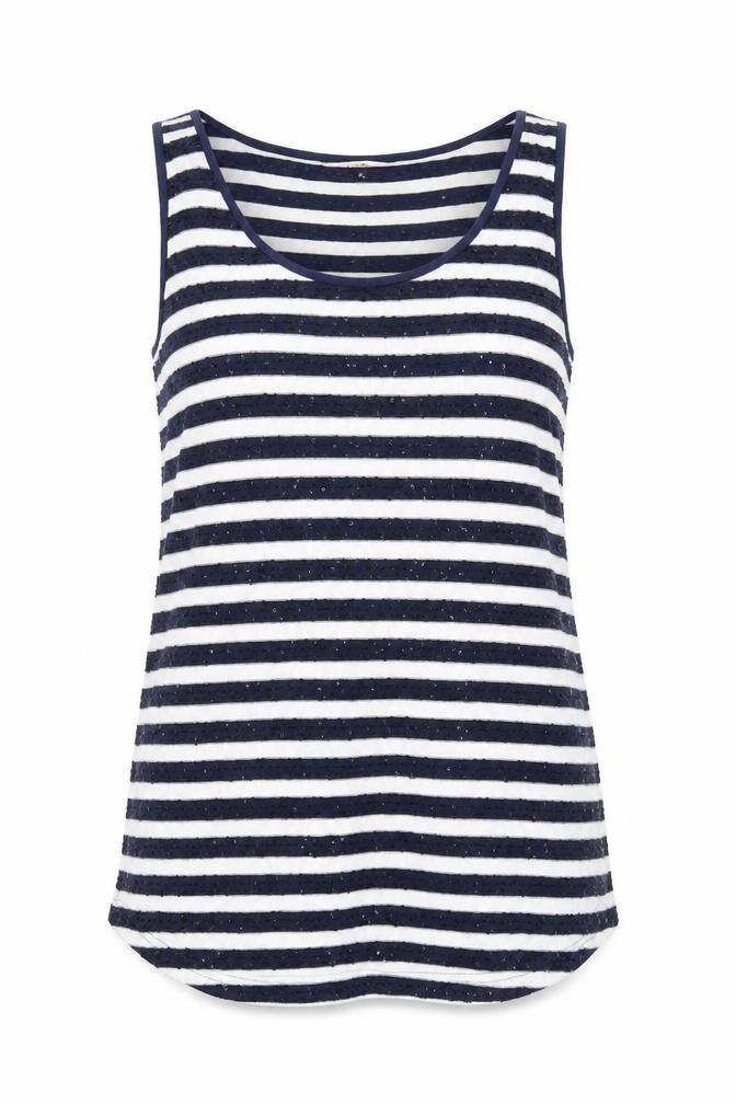 Next Womens Blue Striped  Pullover Jumper Size 12