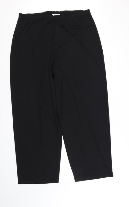 Fasion Union Womens Black   Trousers  Size 24 L33 in