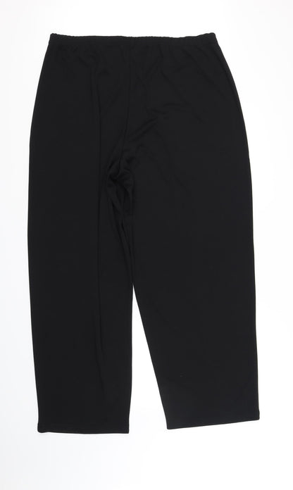 Fasion Union Womens Black   Trousers  Size 24 L33 in