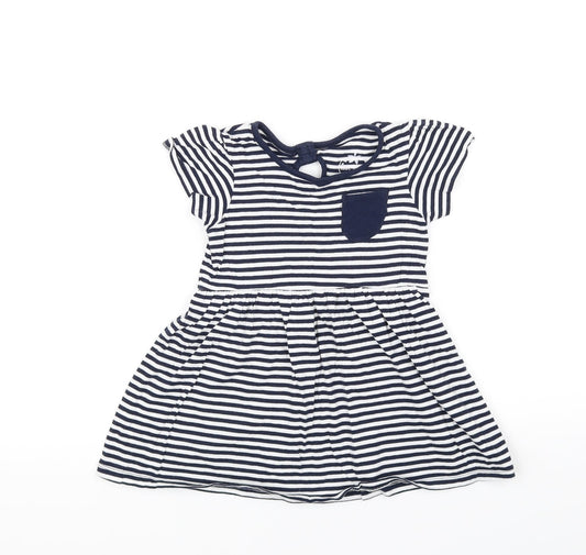 Young Dimension  Blue Striped  A-Line  Size 36 Months