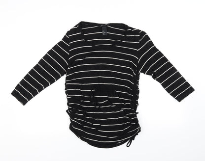 Womens UK Size M H&M Black Basic T-Shirt