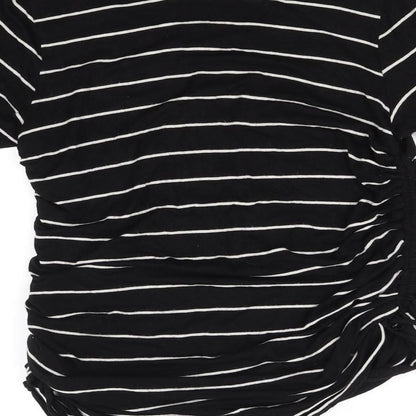 Womens UK Size M H&M Black Basic T-Shirt
