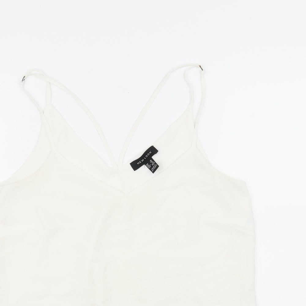 New Look Womens White   Basic Blouse Size 10