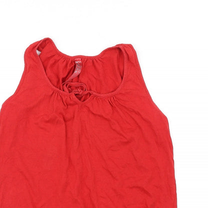 TU Womens Red   Basic Tank Size 14
