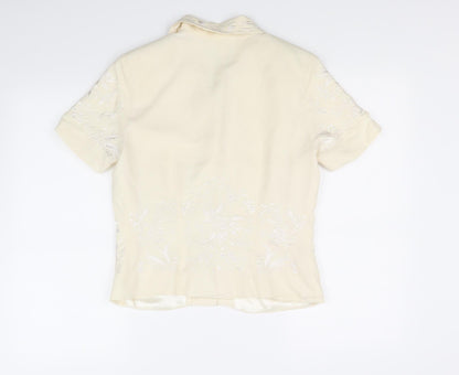 Monsoon Womens Beige   Cardigan Jumper Size 10