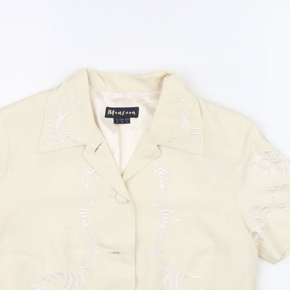 Monsoon Womens Beige   Cardigan Jumper Size 10