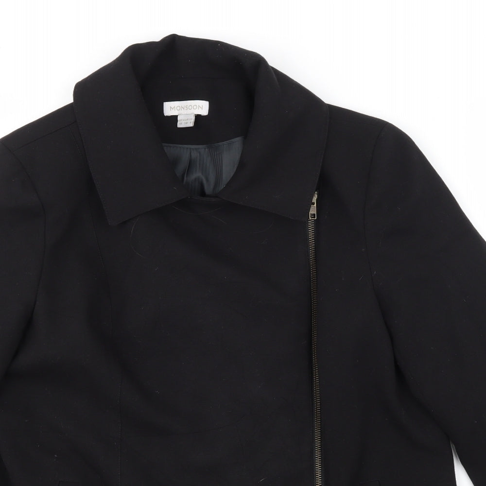Womens UK Size 10 Monsoon Black Jacket